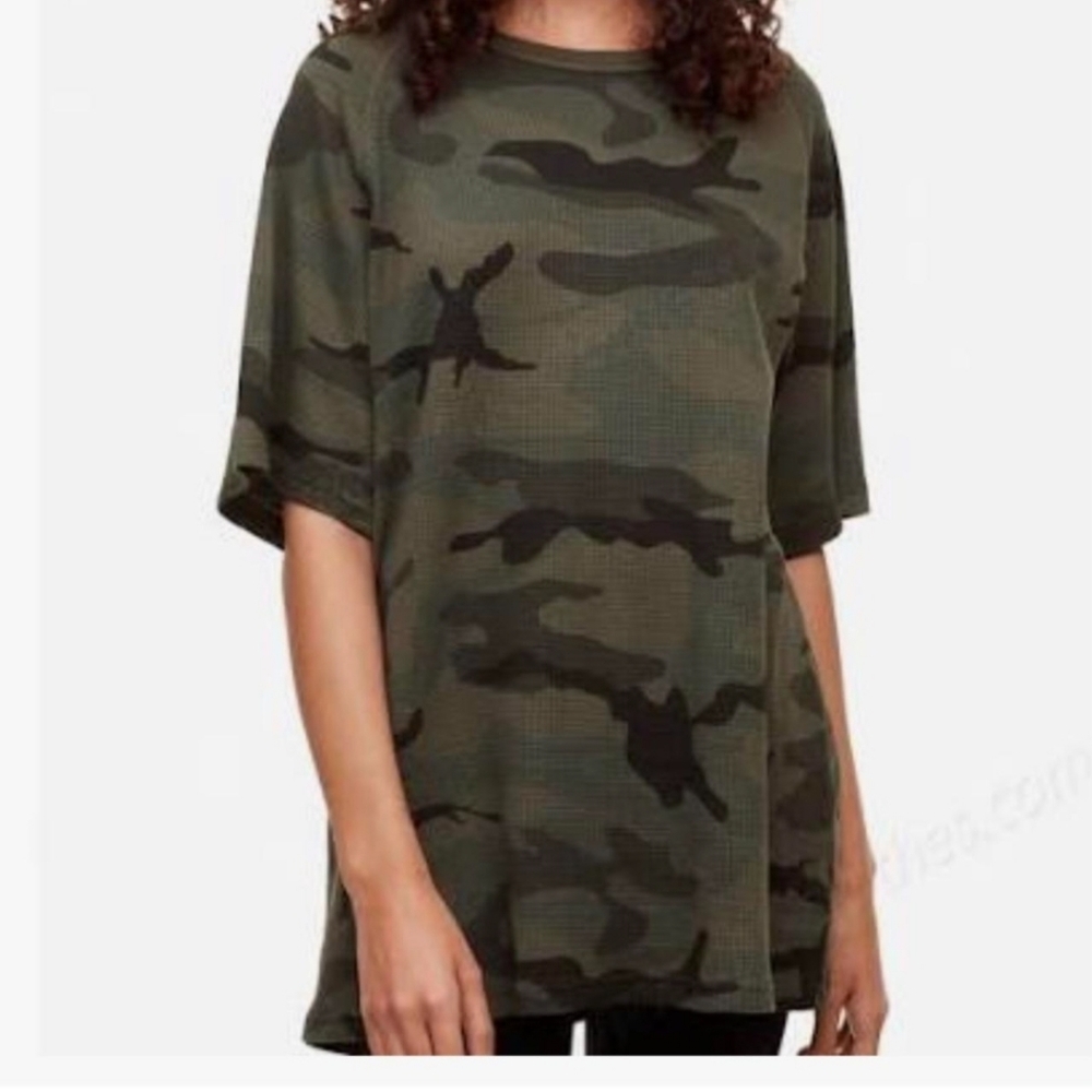 Simons DJAB Camo short sleeve T-shirt tee shirt top size L Unisex